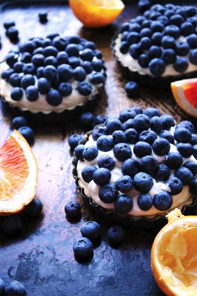 Blueberry lemon chiffon tartlets by Eats Well with Others